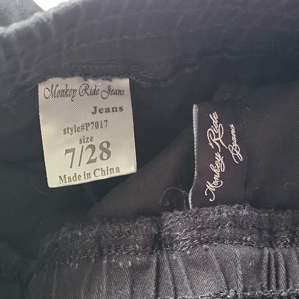 Monkey Ride Black Jeans - Picture 4 of 4